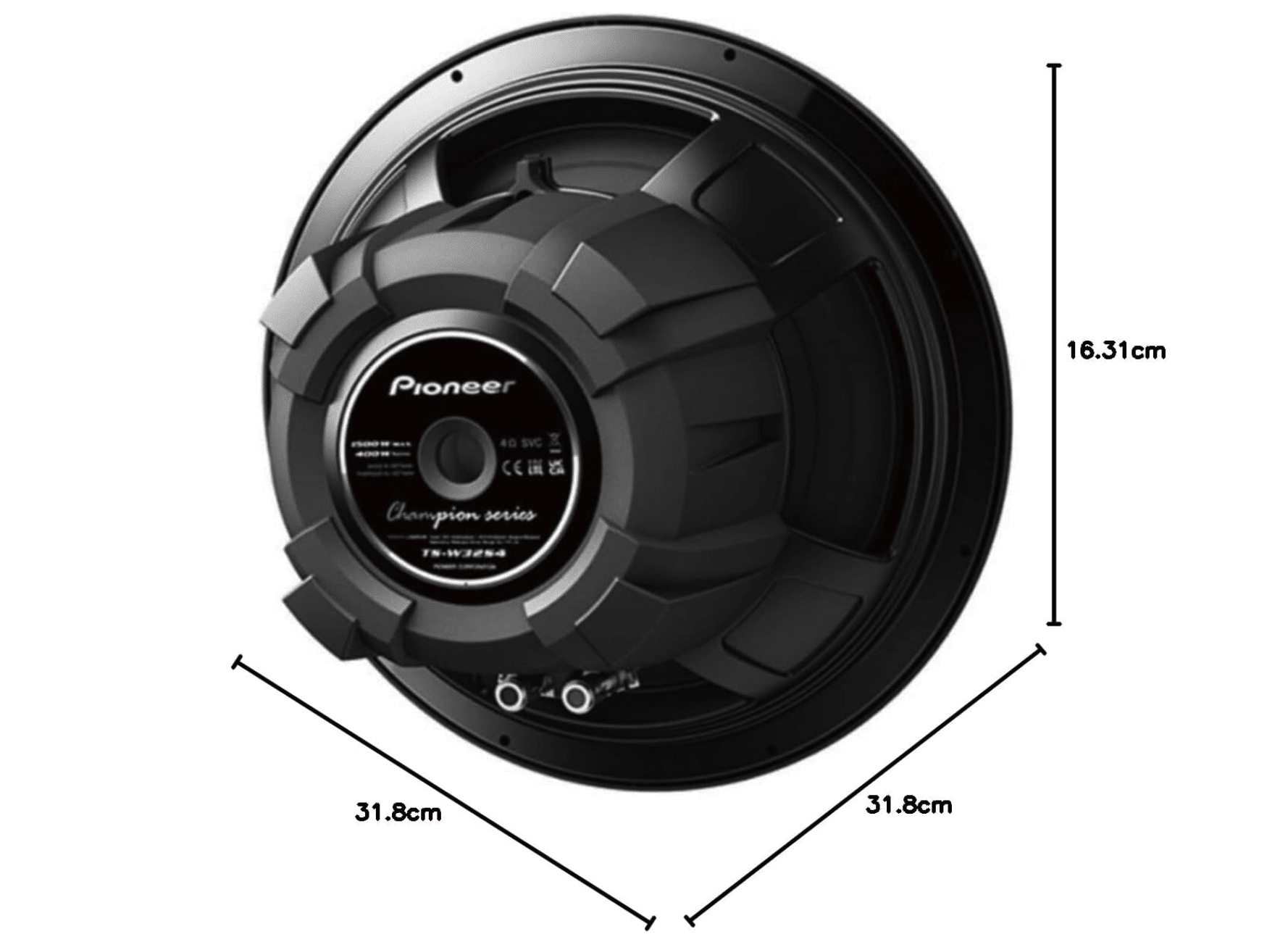 Pioneer TS-W32S4 12-Inch Subwoofer - Image 4