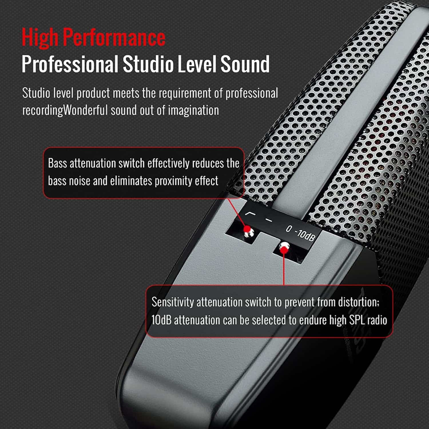 Takstar Studio Condenser Microphone - Image 4