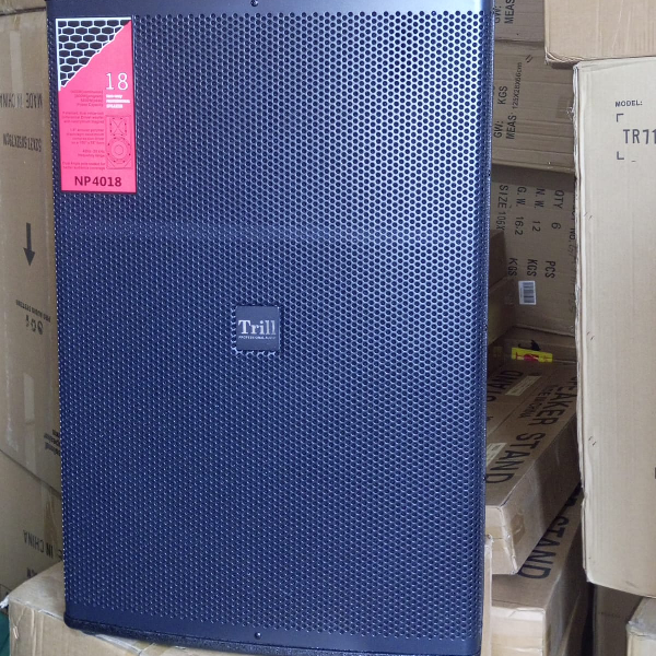 Trill NP 4018 Speaker TRILL 18 inches Passive bass speaker main view audio equipment Kenya