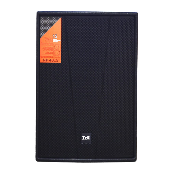 Trill NP4015 15-Inch Audio Professional Mid-Range Speaker TRILL 15 inches Bluetooth, AUX, RCA inputs main view audio equipment Kenya
