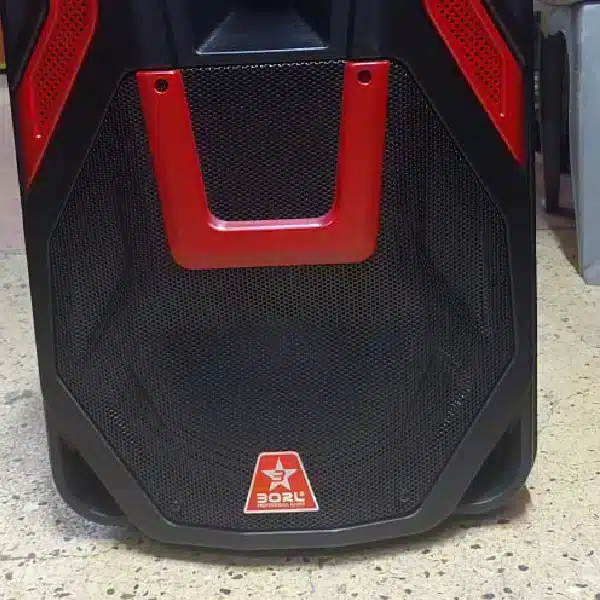 Borl 15-Inch Powered PA Speaker BORL 15 inch Active (powered) full-range speaker main view audio equipment Kenya