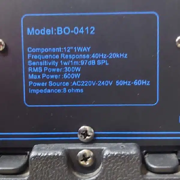 Borl 12-Inch Powered PA Speaker - Image 3