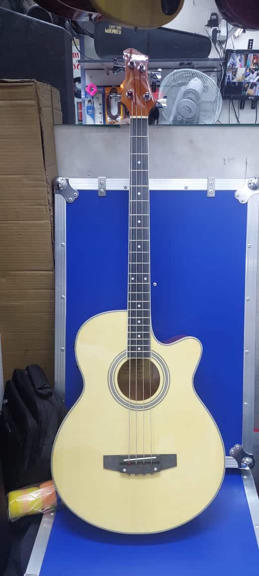 4-String Acoustic Bass Guitar - Image 4