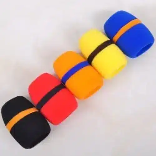 Microphone Foam Windscreen Set of 5 Assorted Colors - Image 1