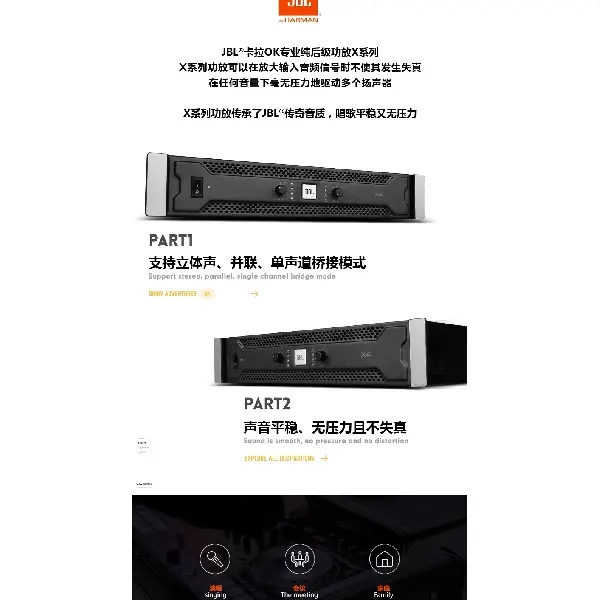 JBL X4 Power Amplifier - Image 2