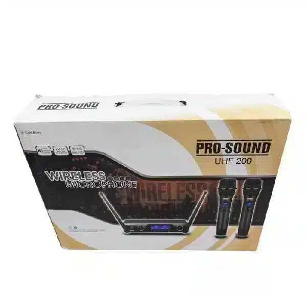 Pro-Sound UHF 200 Wireless Microphone System PRO SOUND UHF wireless microphone system main view audio equipment Kenya
