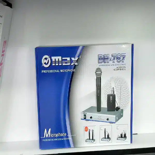 Max 767 Dual VHF Wireless Microphone System - Image 1