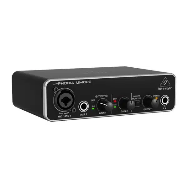 Behringer U-Phoria UMC22 USB Audio Interface - Image 2