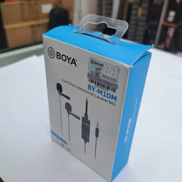 BOYA BY-M1DM Dual Omnidirectional Lavalier Microphone - Image 2
