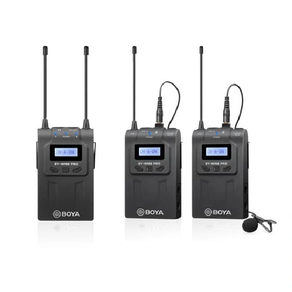 BOYA BY-WM8 Pro-K2 UHF Dual Wireless Lavalier Microphone System - Image 4