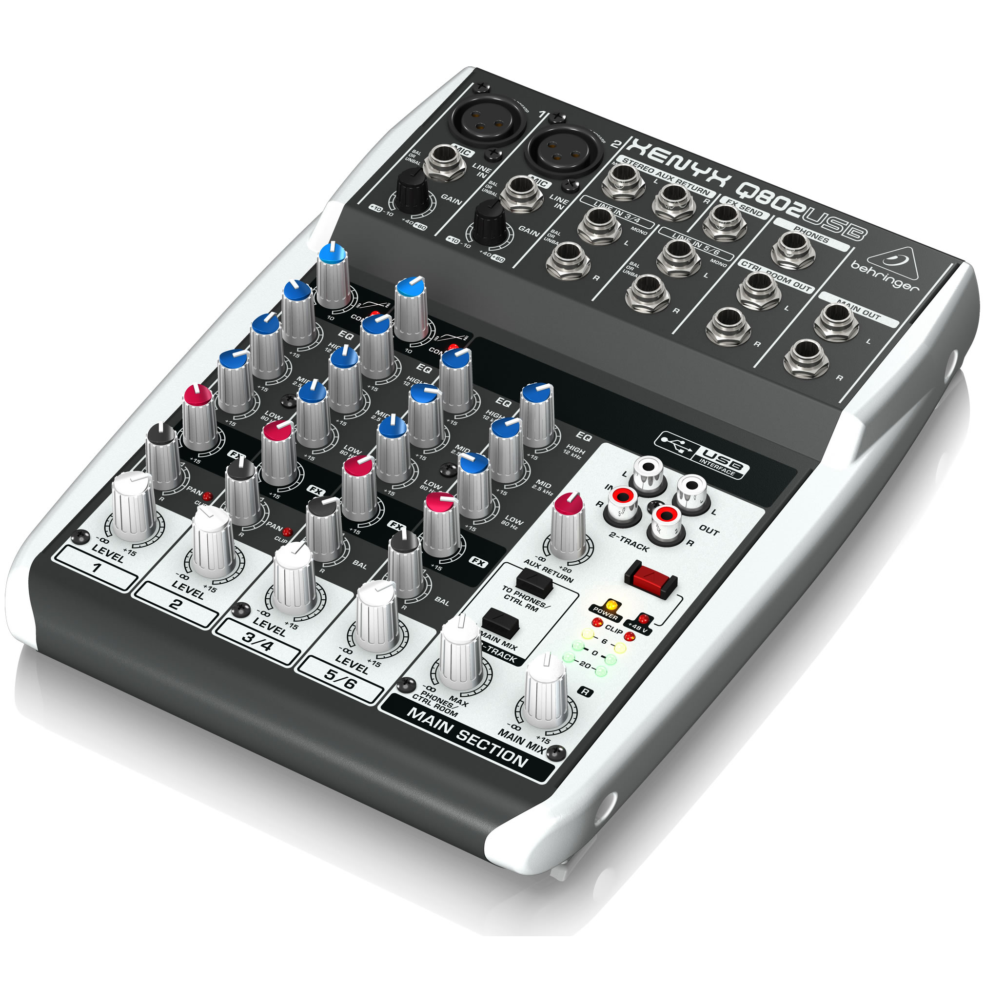Behringer XENYX Q802USB Analog Mixer - Image 3