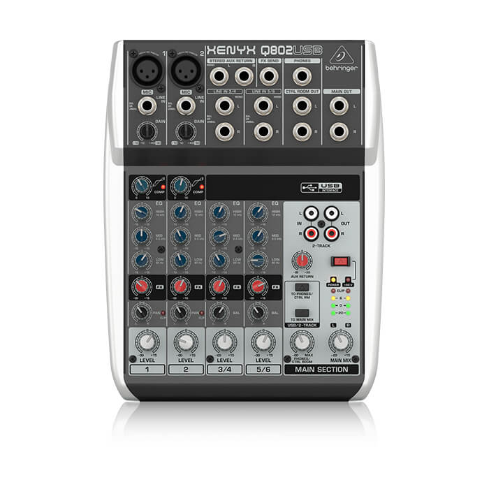Behringer XENYX Q802USB Analog Mixer - Image 5