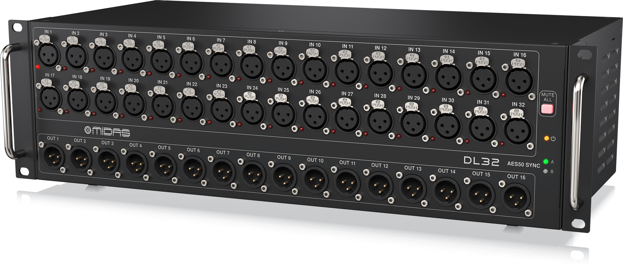 Midas DL32 32-Input 16-Output Digital Stage Box - Image 4