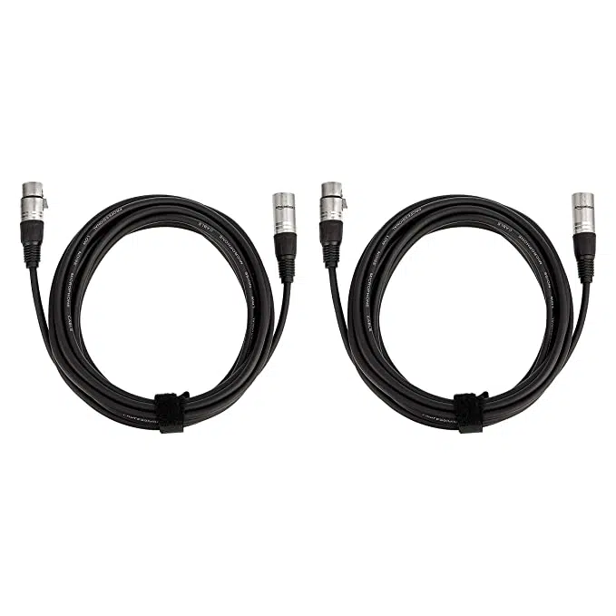 XLR Microphone Cables 10m (2-Pack) - Image 2