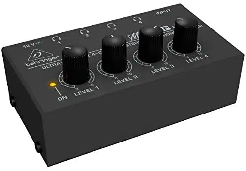 Behringer HA400 4-Channel Stereo Headphone Amplifier - Image 3