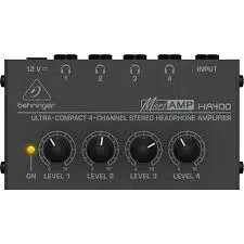 Behringer HA400 4-Channel Stereo Headphone Amplifier - Image 5