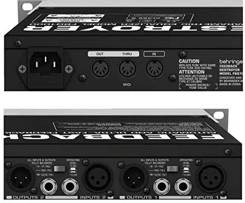 Behringer FBQ1000 2-Channel Feedback Destroyer/Parametric EQ - Image 4