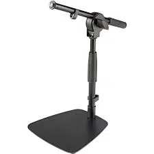 Compact Tabletop Microphone Stand with Boom Arm - Image 1