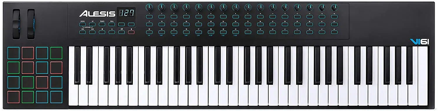 Alesis VI61 61-Key USB MIDI Keyboard Controller - Image 11