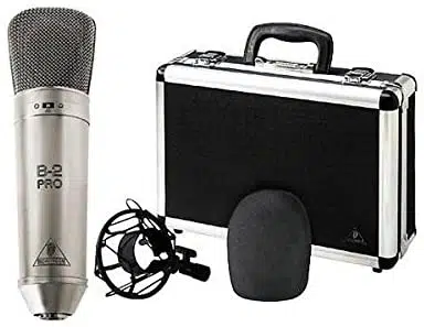 Behringer B-2 PRO Gold-Sputtered Large Dual-Diaphragm Studio Condenser Microphone - Image 1