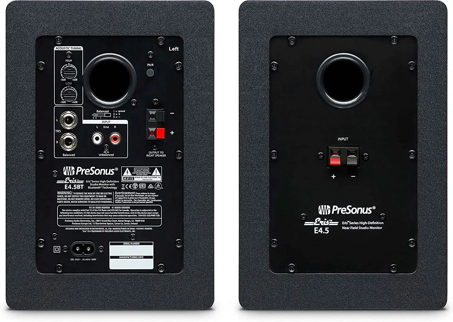 PreSonus Eris E4.5 Active Media Reference Monitors (Pair) - Image 3