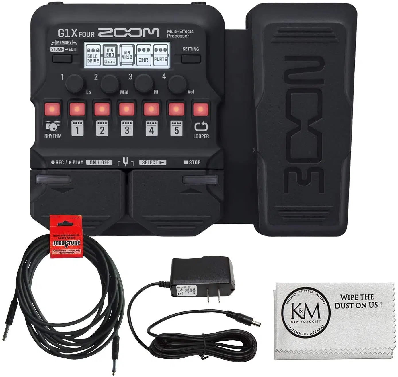 Zoom G1X Four Guitar Multi-Effects Processor with Expression Pedal ZOOM Guitar Multi-Effects Processor main view audio equipment Kenya