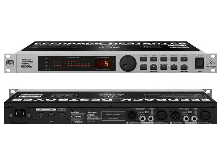 Behringer FBQ1000 Automatic and Ultra-Fast Feedback Destroyer - Image 1