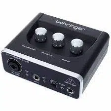 Behringer U-PHORIA UM2 2x2 USB Audio Interface with XENYX Mic Preamplifier - Image 4