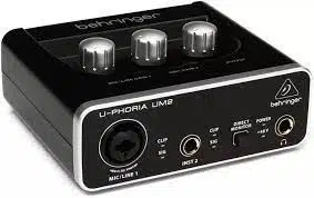Behringer U-PHORIA UM2 2x2 USB Audio Interface with XENYX Mic Preamplifier - Image 5