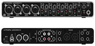 Behringer U-PHORIA UMC404HD Audiophile 4x4 24-Bit/192 kHz USB Audio/MIDI Interface with MIDAS Mic Preamplifiers - Image 3