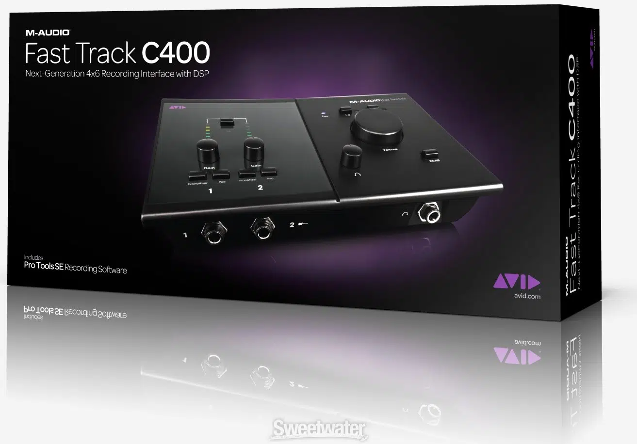M-Audio Fast Track C400 USB Audio Interface - Image 2