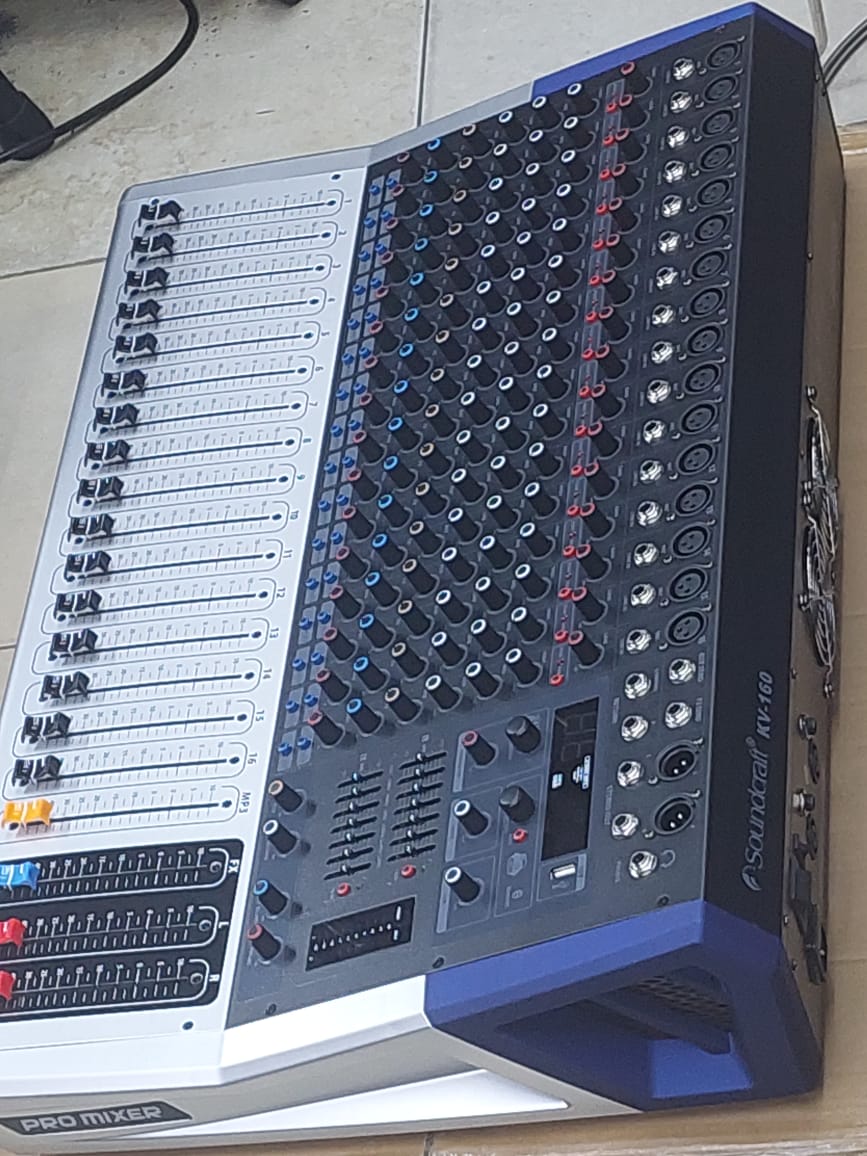 PevPro KV160 16-Channel Powered Mixer - Image 5