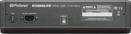 PreSonus StudioLive AR12 USB Hybrid Performance and Recording Mixer - Image 5