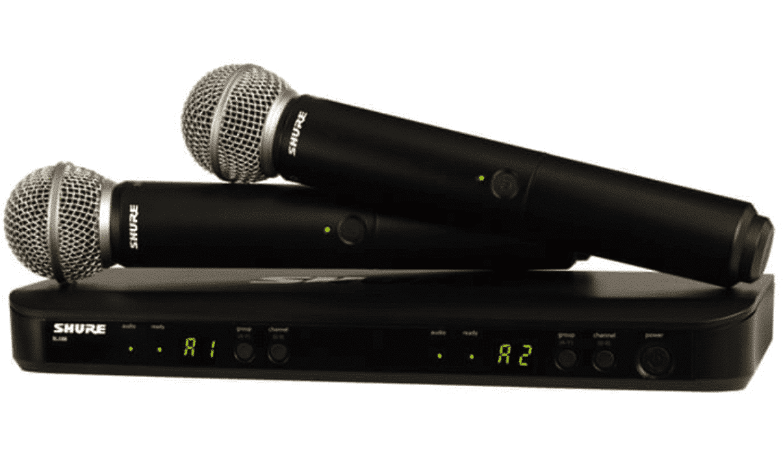 Shure BLX288/SM58 Dual Vocal Wireless System - Image 1