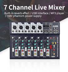 Studio Master F7-USB 7-Channel Analog Audio Mixer - Image 5