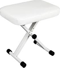 Height-Adjustable Padded Keyboard Bench - Image 3