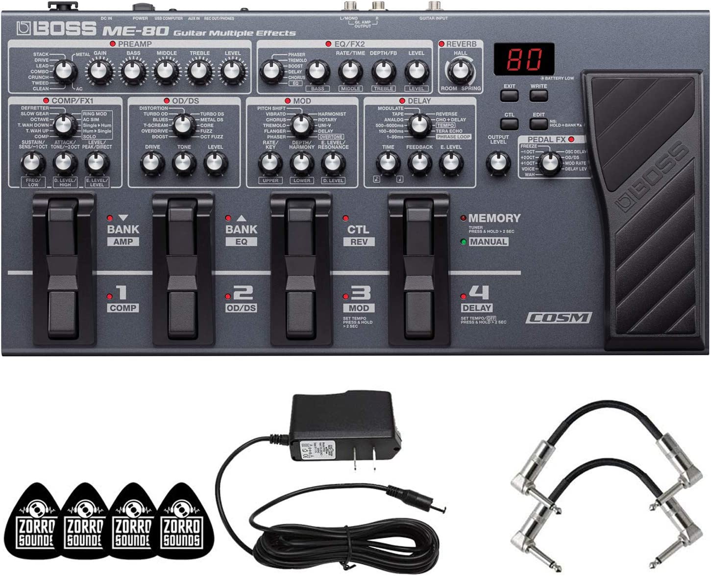BOSS ME-80 Guitar Multiple Effects - Image 4