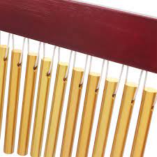 36-Bar Golden Chimes with Tripod Stand - Image 4