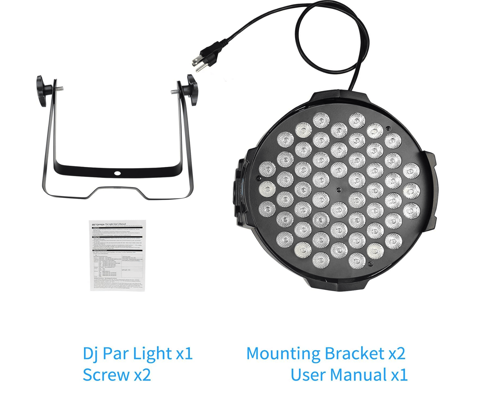 STAG 54x3W RGB LED DMX PAR Light - Image 4