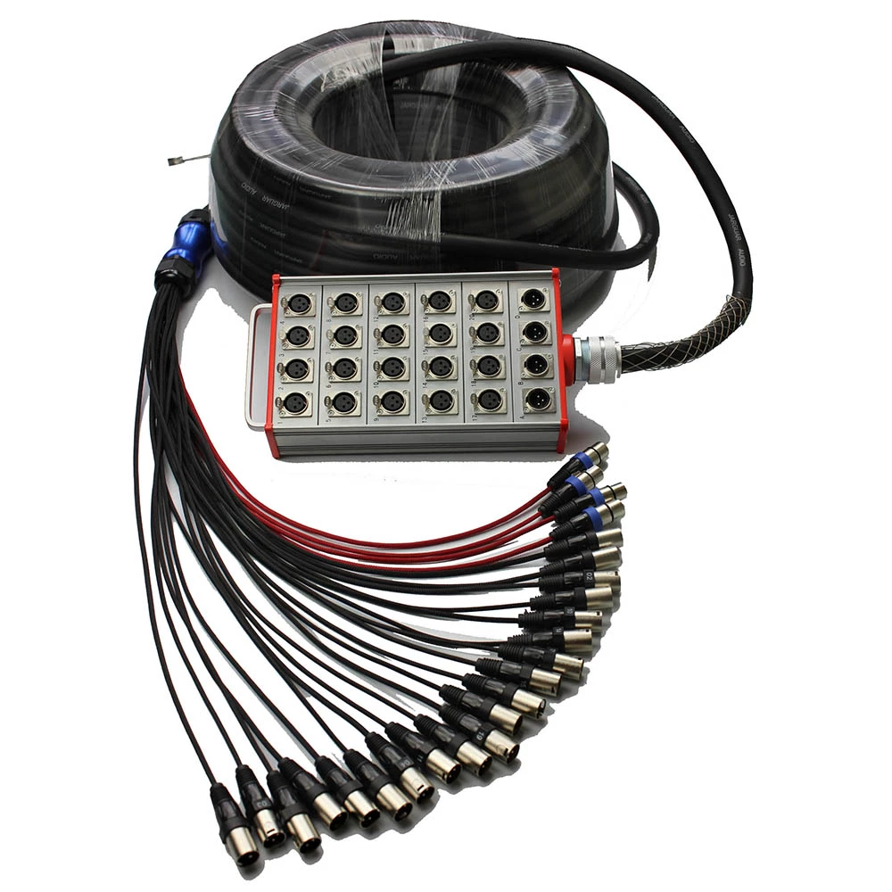 24-Channel Snake Cable 50 m (24 Sends, 4 Returns) - Image 1