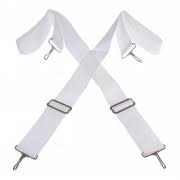 Marching Snare Drum Strap - White (Snare/Tom/Surdo) - Image 2
