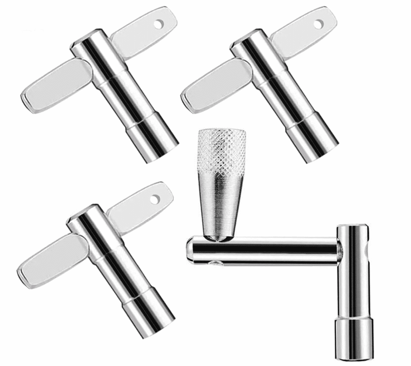 Drum Tuning Key - Chrome-Plated Steel - Image 1