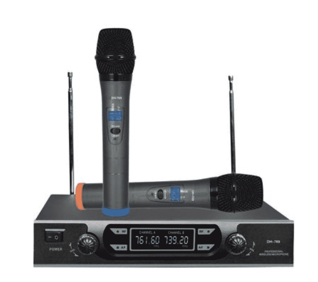 Max 766 Dual Wireless Microphone System MAX main view audio equipment Kenya