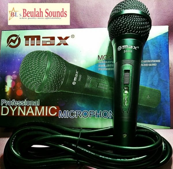 Max 3000 Wired Dynamic Microphone - Image 1
