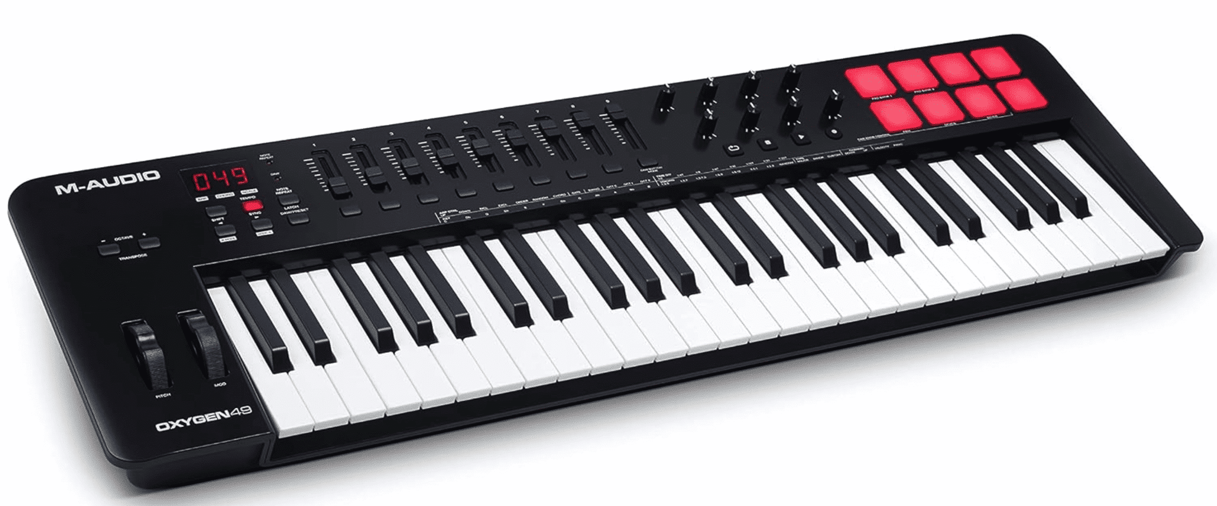 M-Audio Oxygen 49 (MKIV) 49-Key USB MIDI Keyboard Controller M-AUDIO USB (bus powered) main view audio equipment Kenya