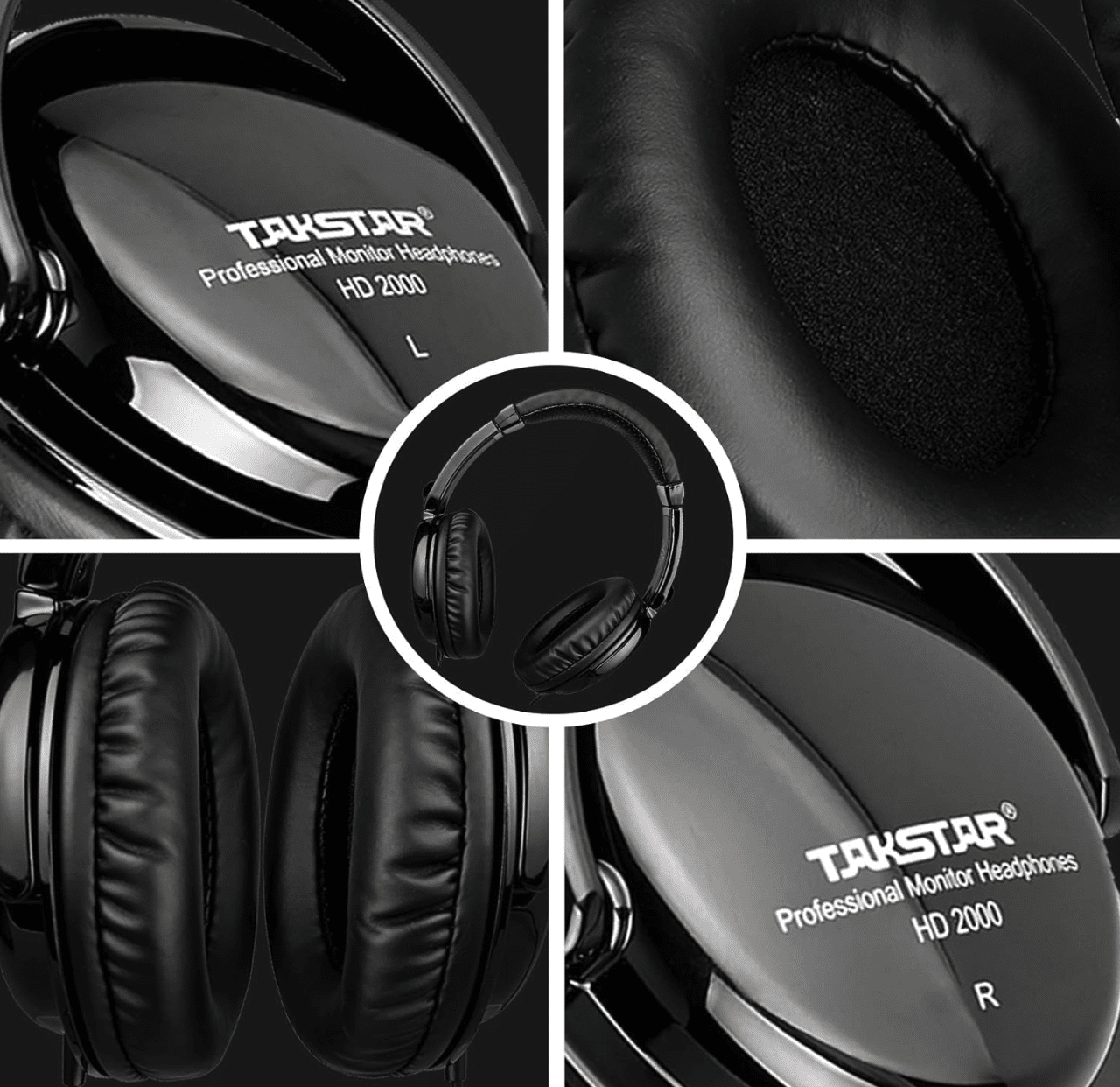 Takstar HD6000 Monitor Stereo Headphones - Image 3