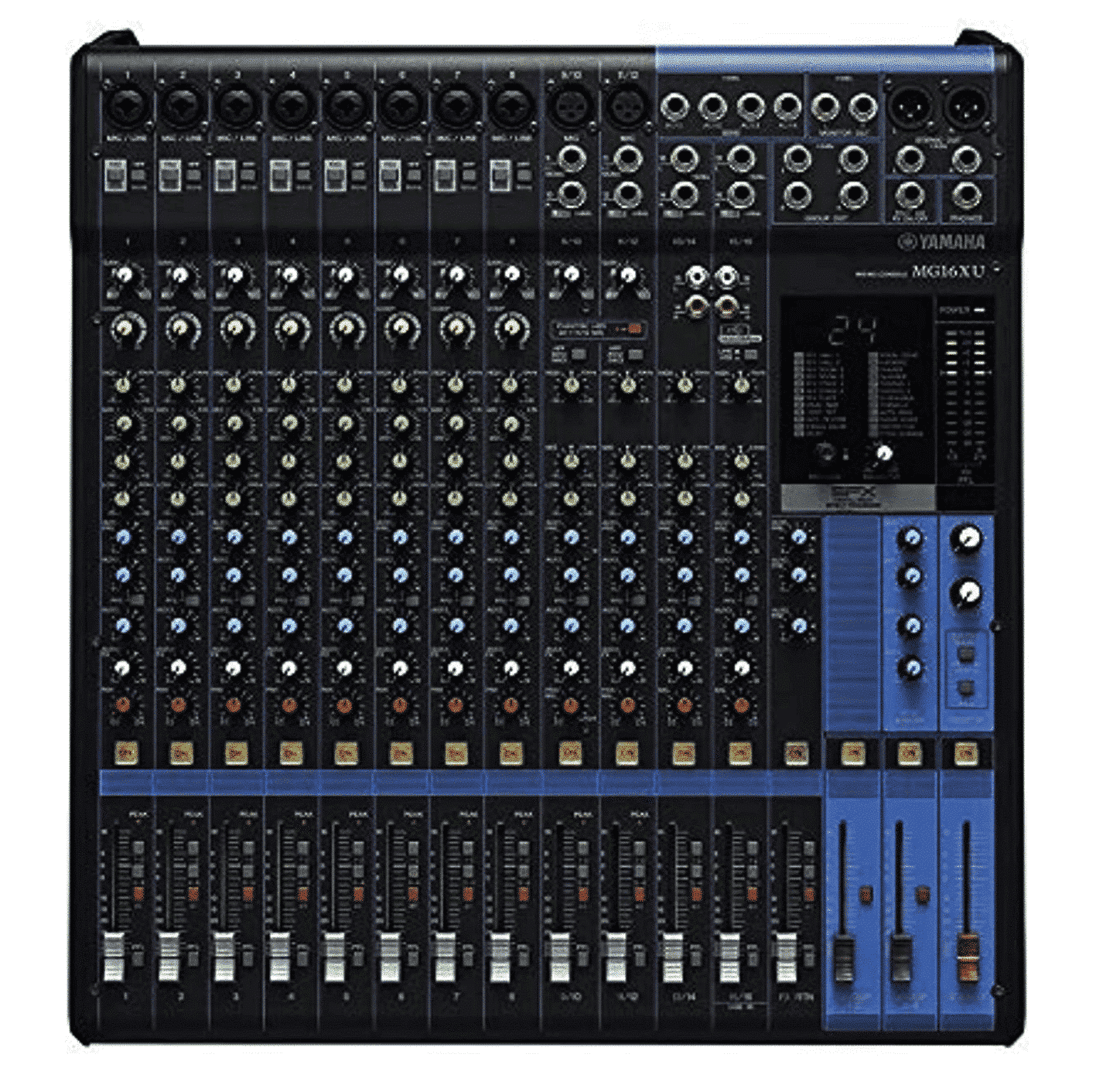 Yamaha MG16XU 16-Channel Analog Mixer with USB and FX - Image 1