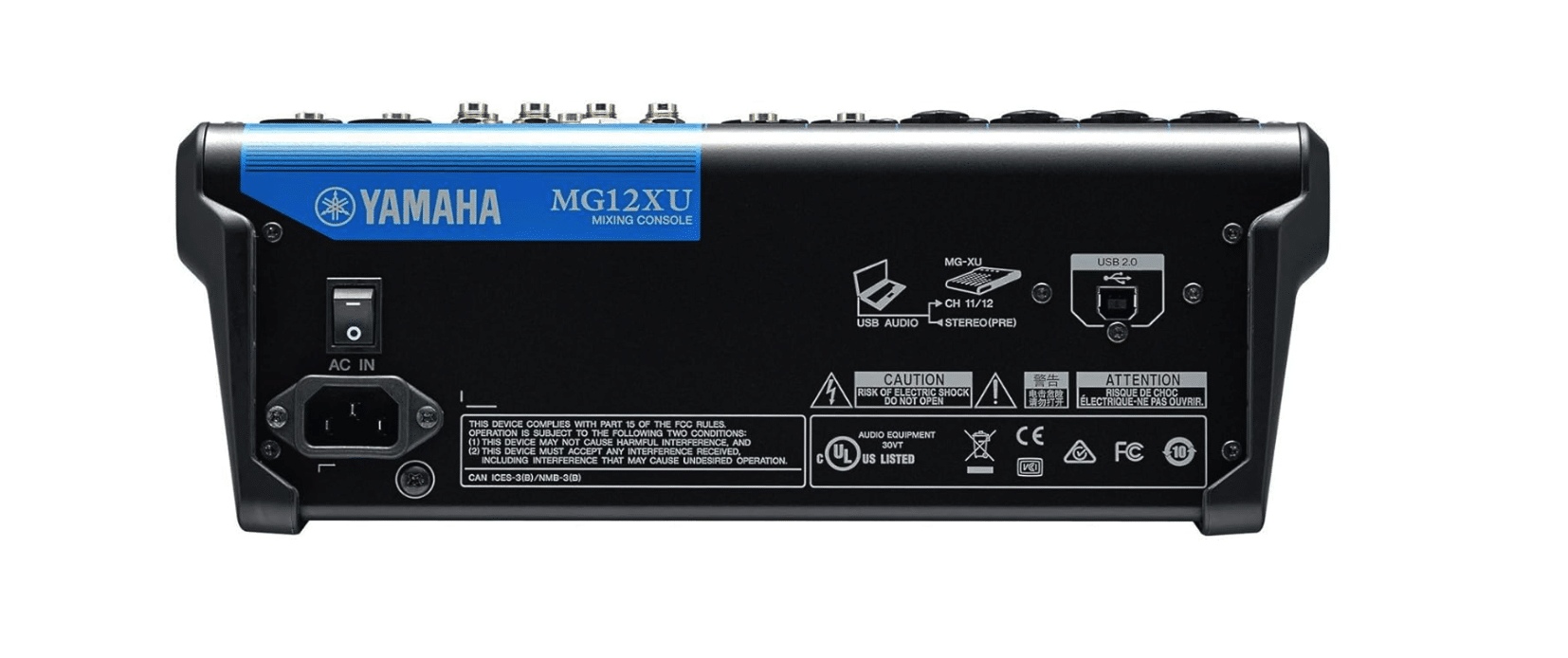 Yamaha MG12XU 12-Input Analog Mixer with Effects and USB - Image 4