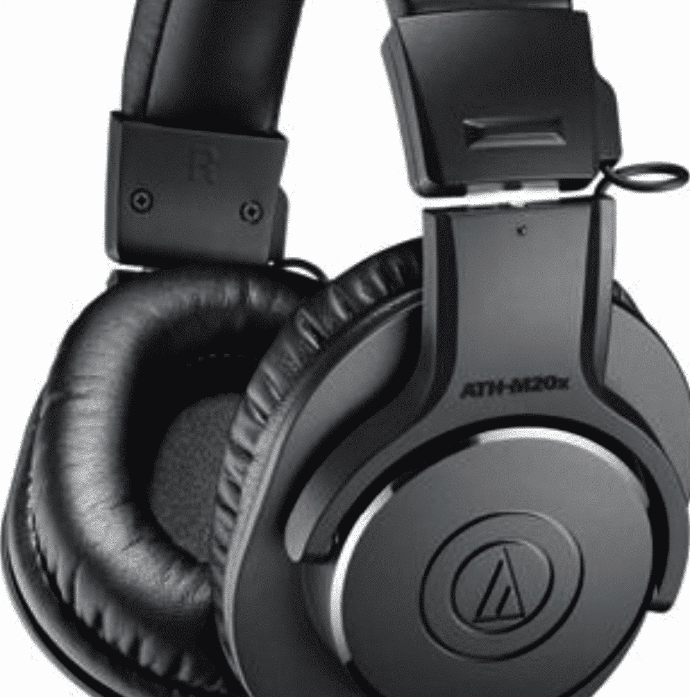 Audio-Technica ATH-M20x Professional Studio Monitor Headphones, Black - Image 1