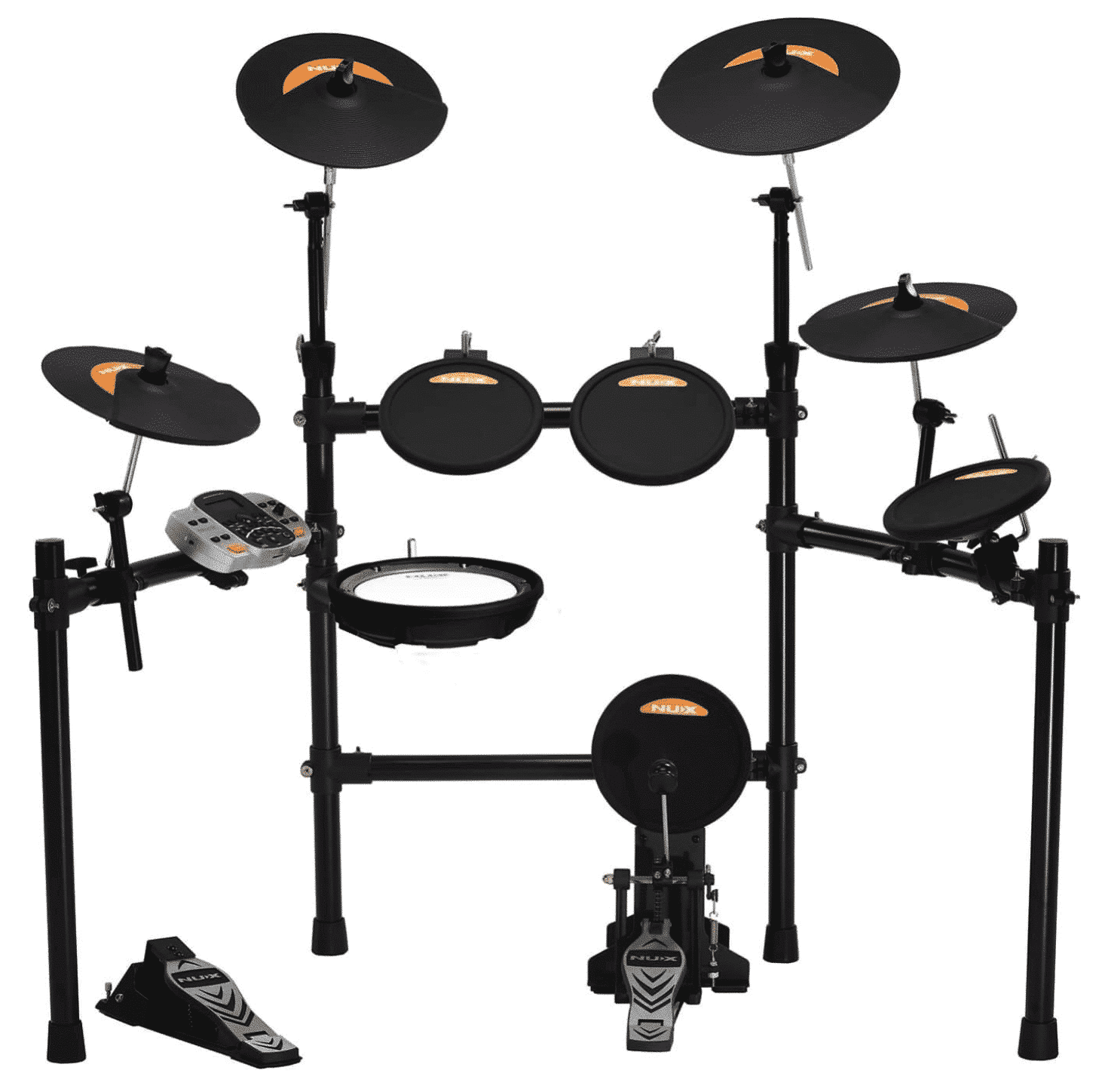 NUX DM-4S Electronic Drum Kit (9-Piece) NUX Black main view audio equipment Kenya